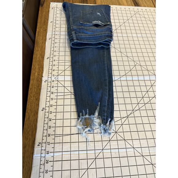 Judy Blue Jeans Women's 9/29 Straight Fit High Rise Distressed Cropped JB82115DK - Picture 16 of 16